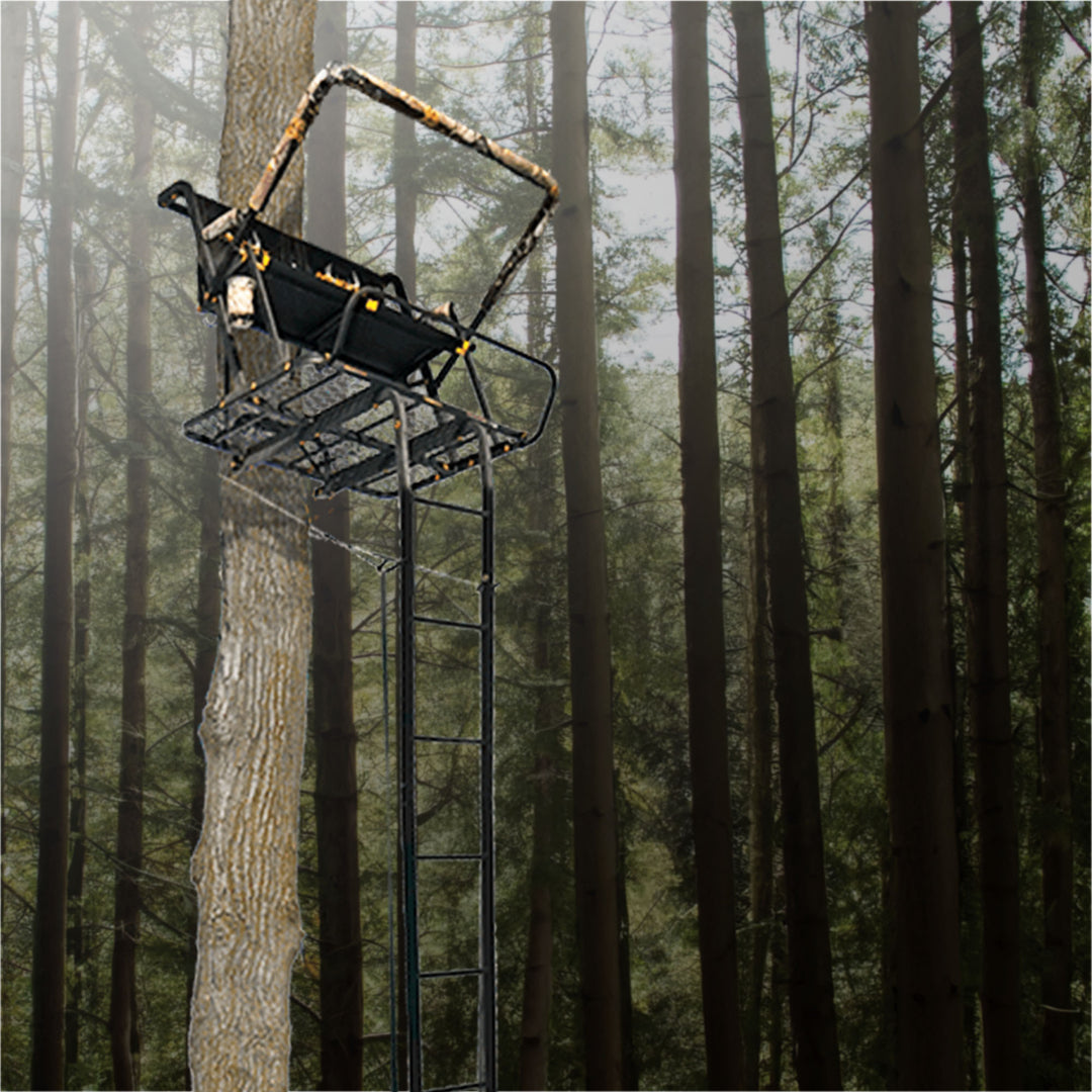 Muddy Nexus XTL 20 Ft Tall 2 Person Deer Hunting Ladder Tree Stand (For Parts)
