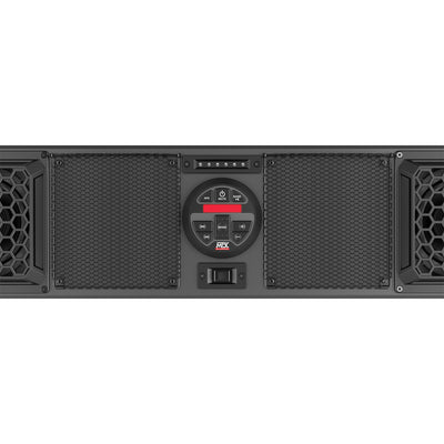 MTX Mud Series Bluetooth 4 Speaker Overhead UTV Audio Sound Bar System(Open Box)