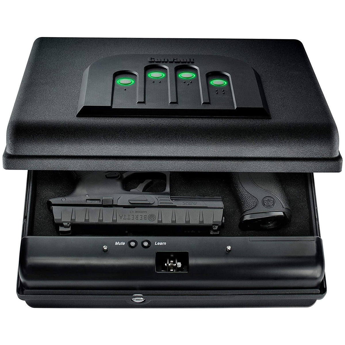 GunVault MV1050-19 MicroVault XL Handgun and Valuables Lock Box Safe (2 Pack)