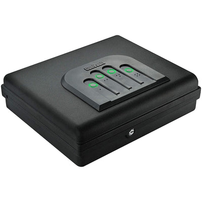 GunVault MV1050-19 MicroVault XL Handgun and Valuables Lock Box Safe (2 Pack) - VMInnovations