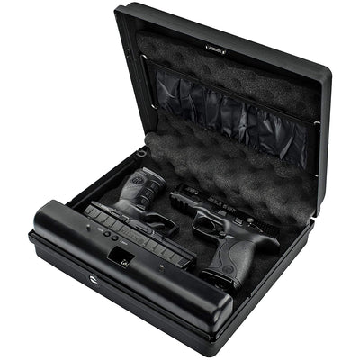 GunVault MV1050-19 MicroVault XL Handgun & Valuables Electronic Lock Box Safe