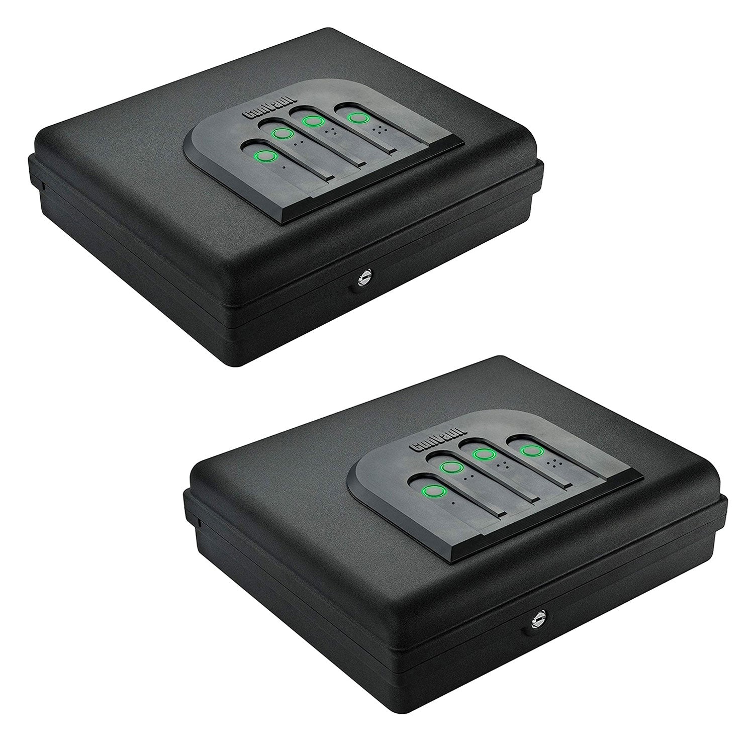 GunVault MV1050-19 MicroVault XL Handgun and Valuables Lock Box Safe (2 Pack) - VMInnovations