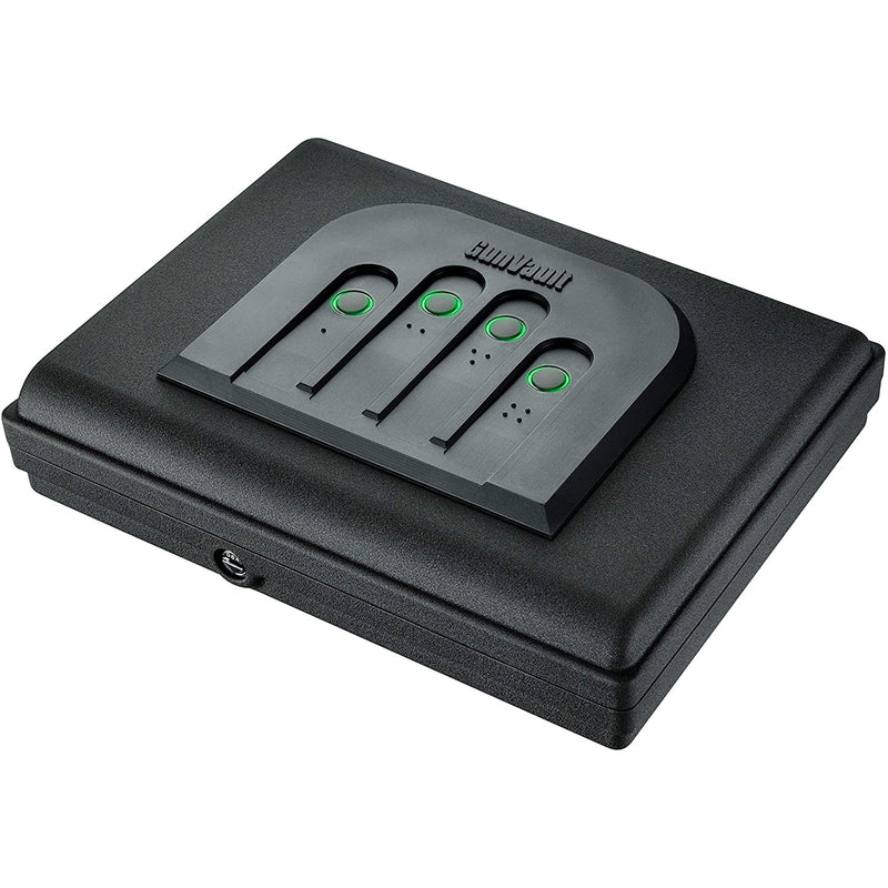GunVault MicroVault Portable Handgun Case with Digital Keypad, Black (2 Pack)