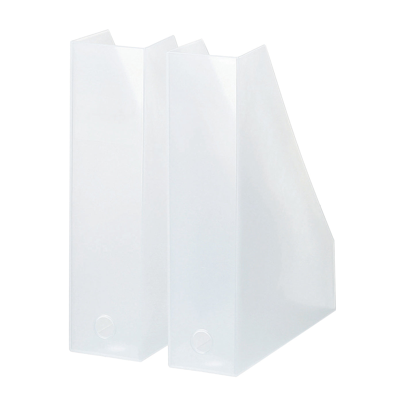Like-It Universal Organizer Storage Tray Set for Home or Office, Clear (8 Pack)