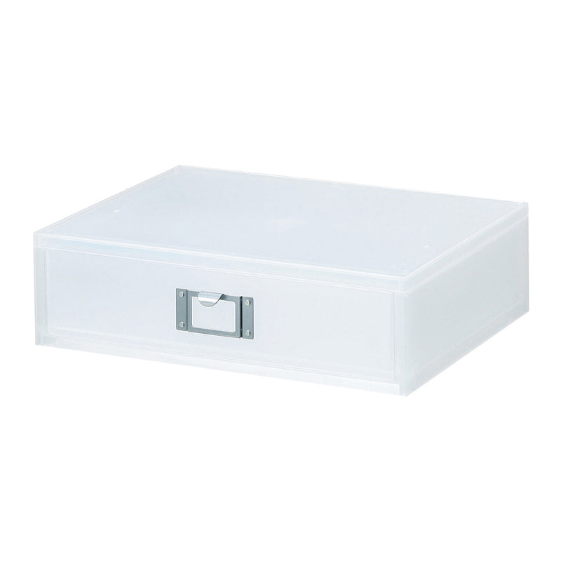 Like-It Universal Office Stackable Storage Drawer Organizer, White (Open Box)
