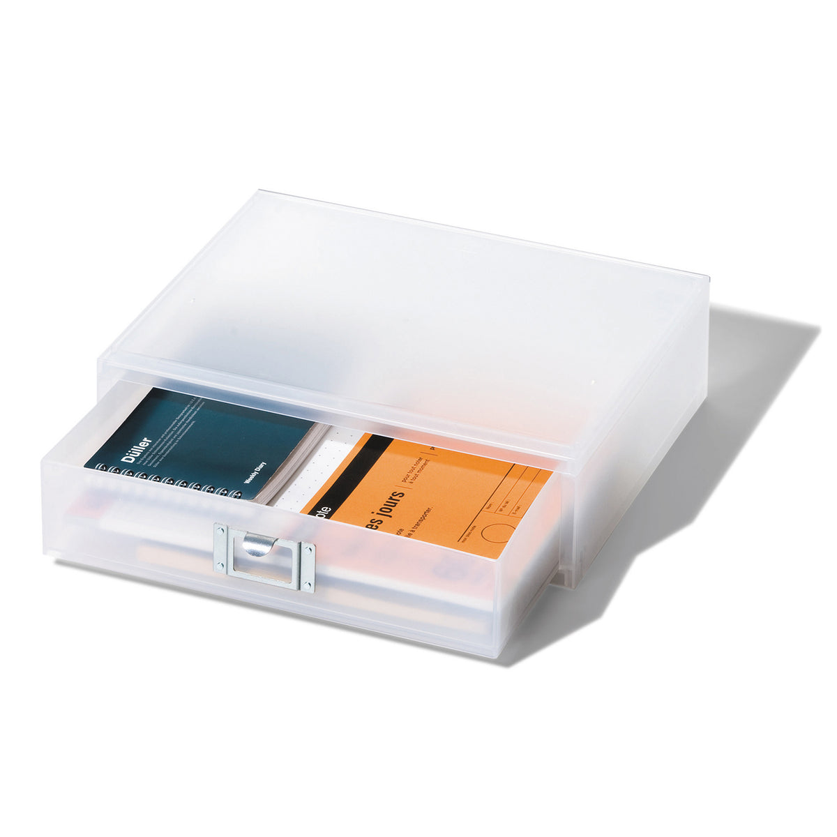 Like-It Universal Home/Office Desktop Stackable Storage Drawer Organizer, White