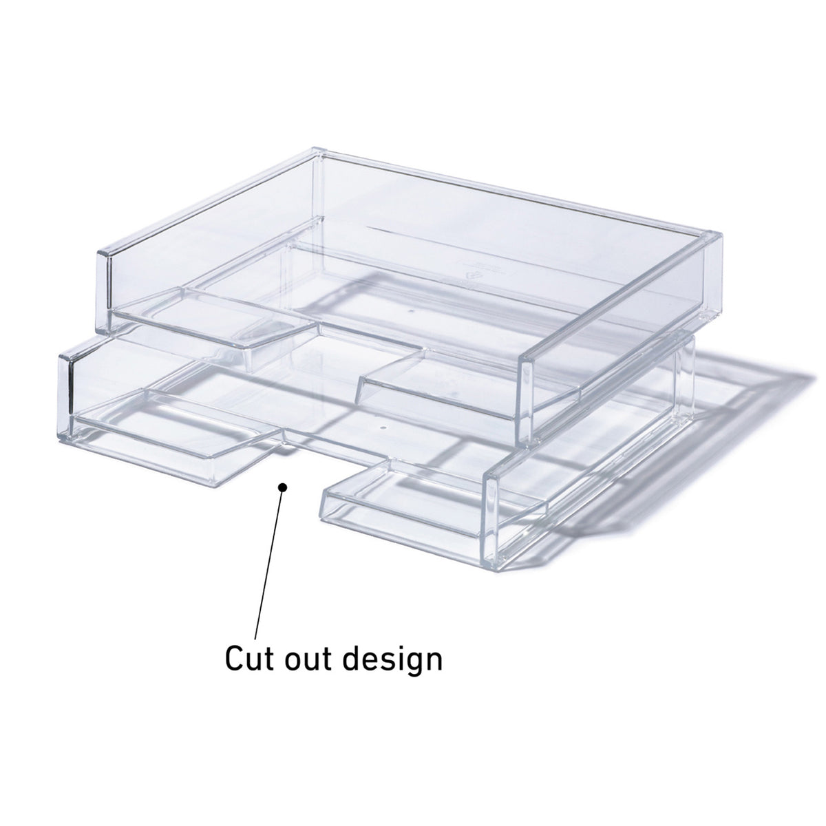 Like-It A4R File Tray Organizer Storage for Home, Office, Desktop or Cosmetics