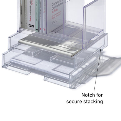 Like-It A4R File Tray Organizer Storage for Home, Office, Desktop or Cosmetics