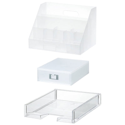 Like-It Home and Office Desk Storage & Organization Set with Letter Box & Trays