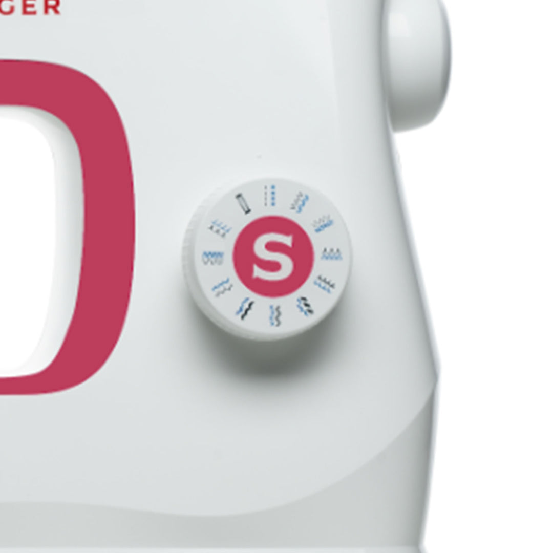 Singer Sewing Machine with Convenient Built In Needle Threader, White (Open Box)