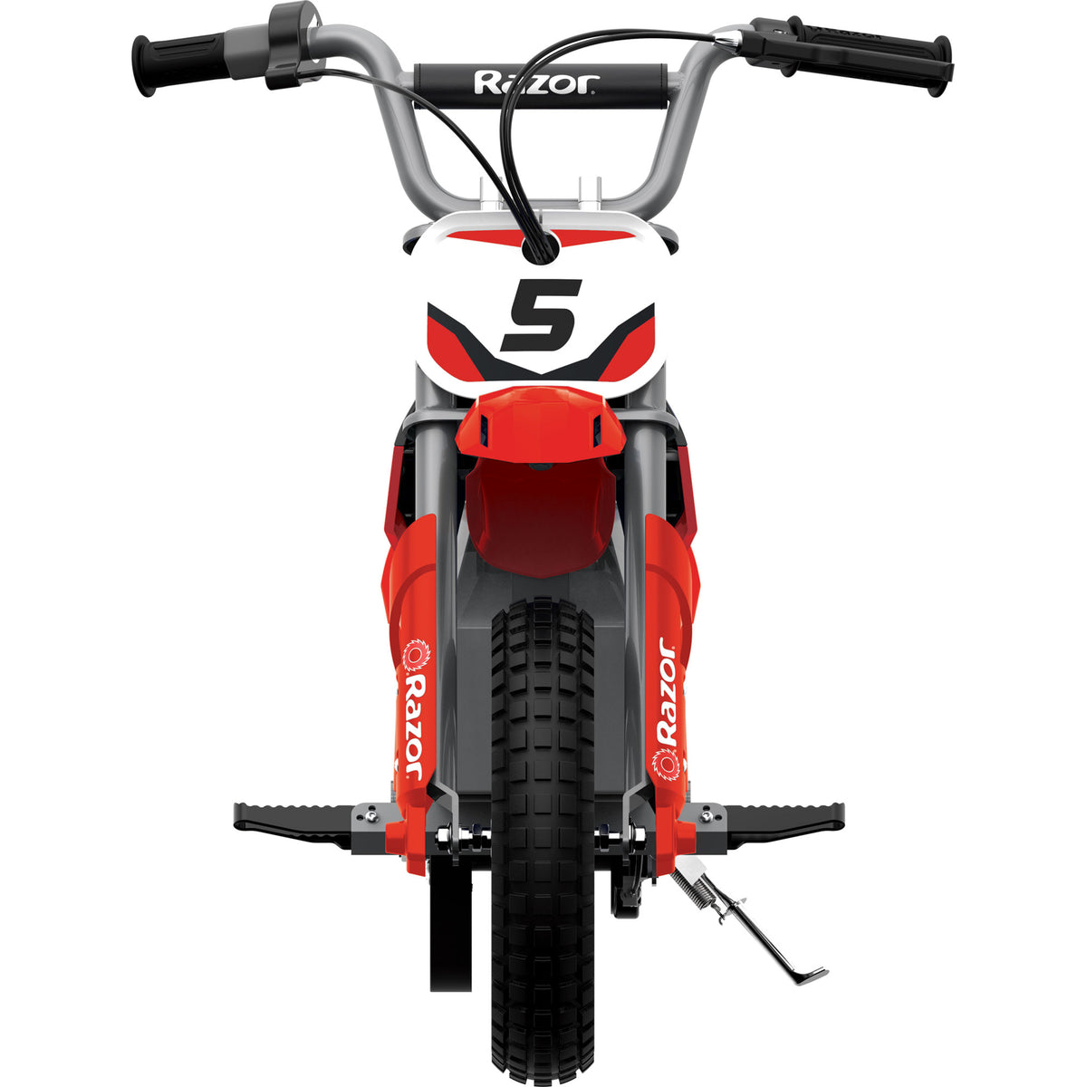 Razor MX350 Dirt Rocket Kids Electric Dirt Bike, Helmet, & Elbow & Knee Pad Set