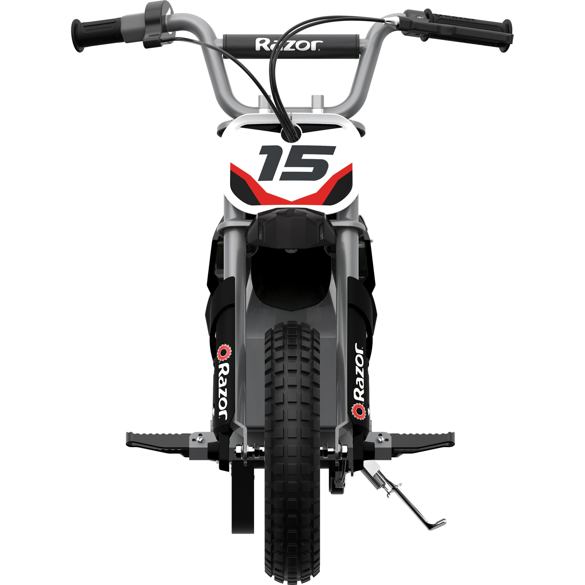 Razor MX400 Dirt Rocket 24V Electric Dirt Bike, Helmet, & Elbow & Knee Pad Set