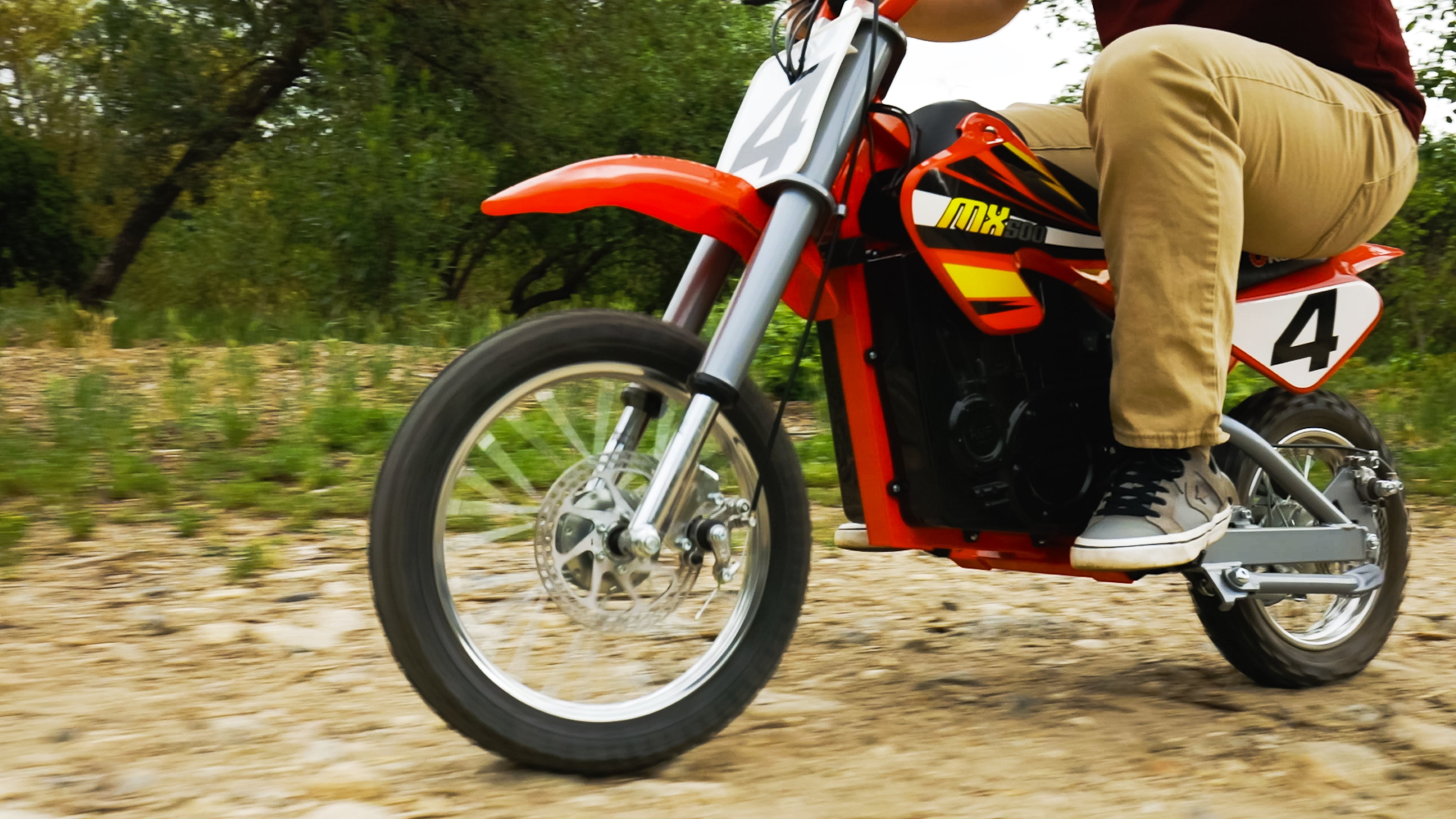 Razor MX500 Red Dirt Rocket High-Torque Electric Motorcycle Dirt Bike(Open Box) - VMInnovations