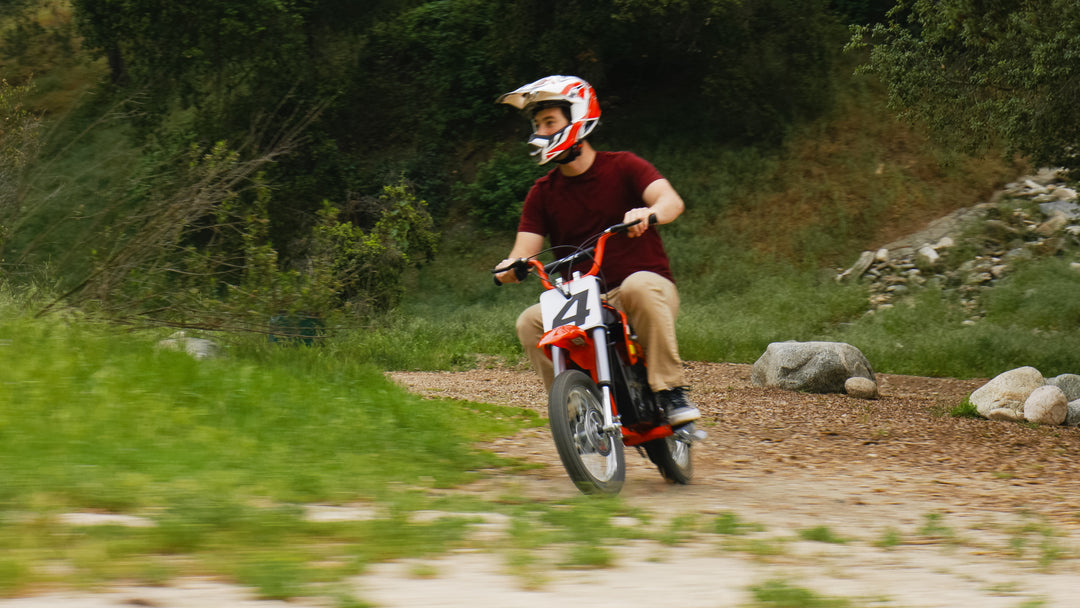Razor MX500 Red Dirt Rocket High-Torque Electric Motorcycle Dirt Bike for Adult