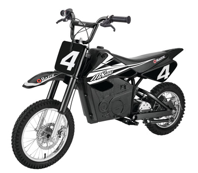 Razor MX650 Dirt Rocket Electric Motocross Motorcycle Dirt Bike w/Helmet, Black