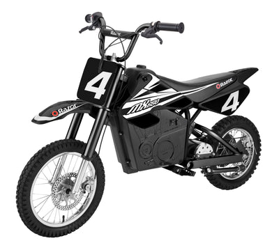 Razor MX650 Dirt Rocket Electric Motocross Motorcycle Dirt Bike w/Helmet, Black