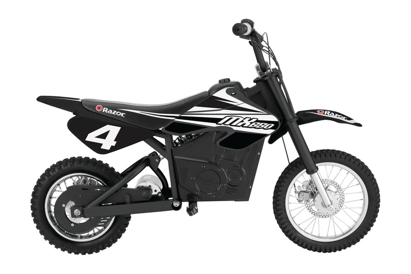 Razor MX650 Electric Dirt Rocket Bike + Razor MX500 Dirt Rocket Electric Bike