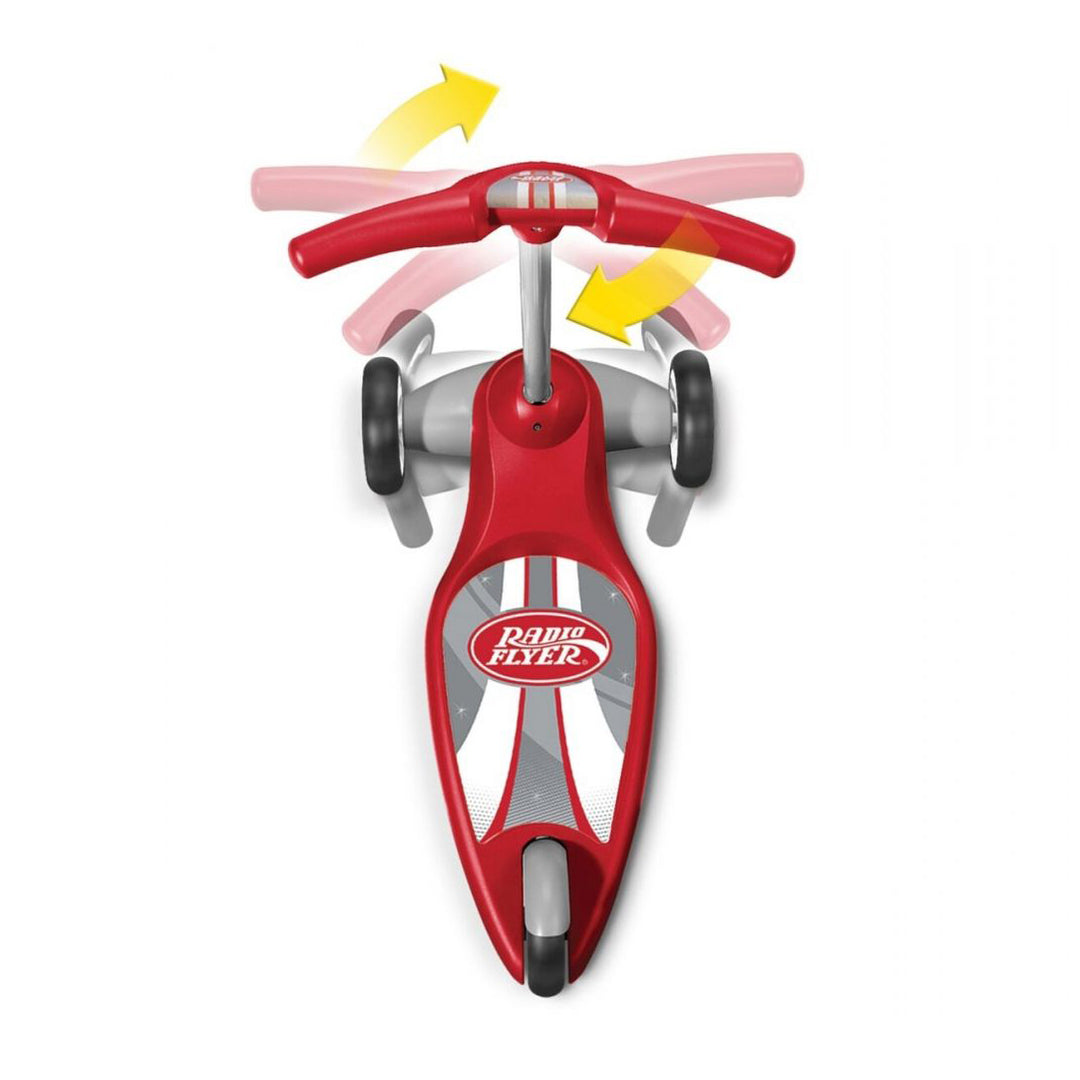 Radio Flyer My 1st Scooter Stable 3 Wheeled Sport Kid Scooter, Red (Used)