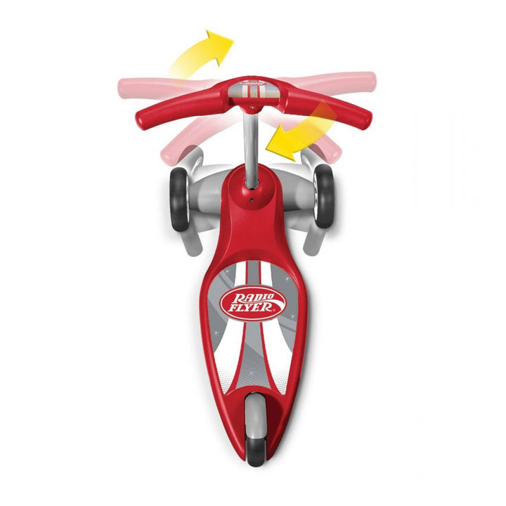 Radio Flyer My 1st Scooter Stable 3 Wheeled Sport Kid Scooter, Red (Used)