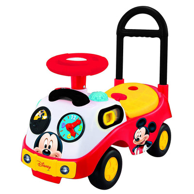 Kiddieland Toys 048116 My First Mickey Musical Toddler Ride On Push Toy Car (For Parts)