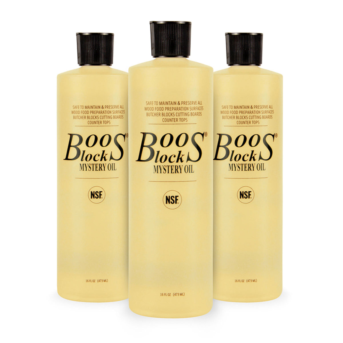 John Boos Reversible 18 x 13 Inch Cutting Board and 3 Piece Maintenance Oil Set