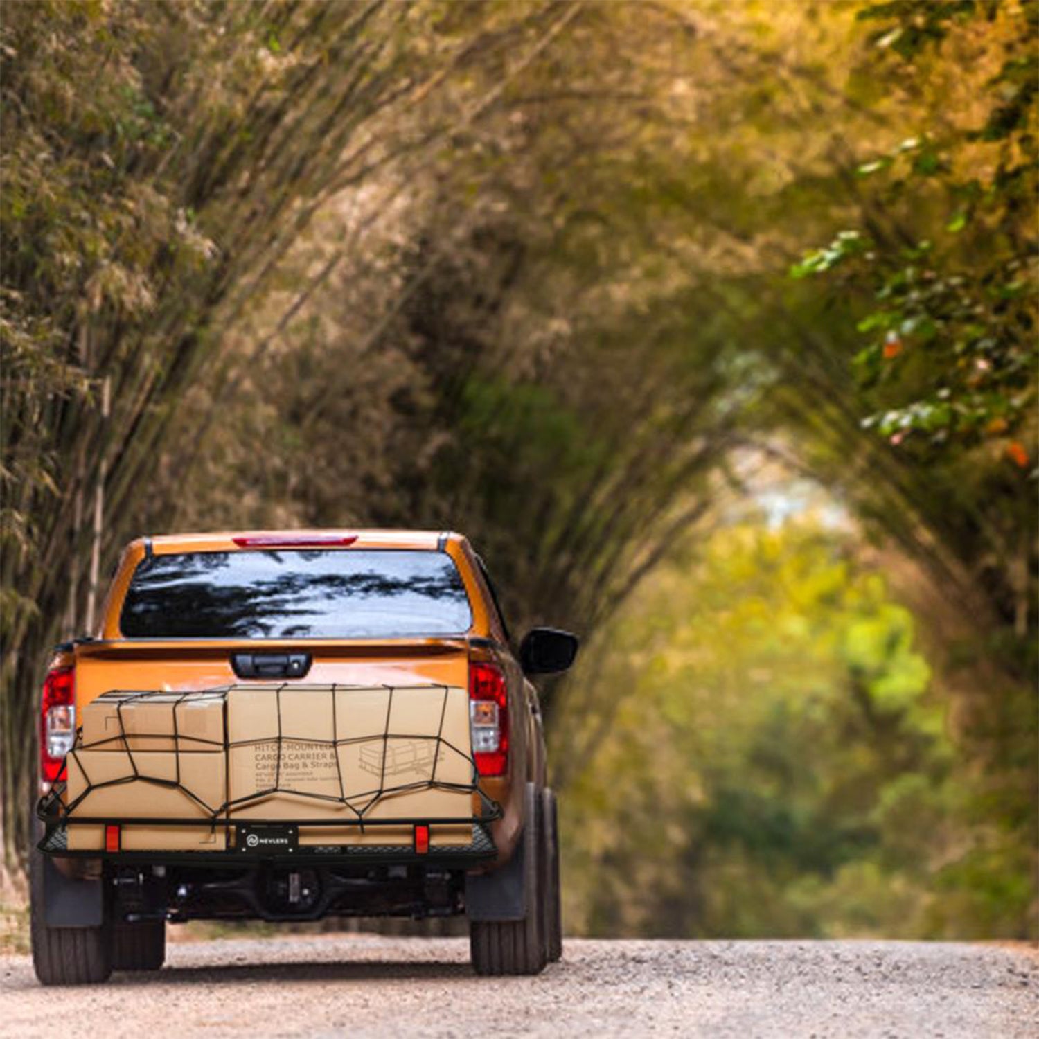 Nevlers Folding Hitch Mount Cargo Carrier w/Bag & Accessories (Open Box) - VMInnovations
