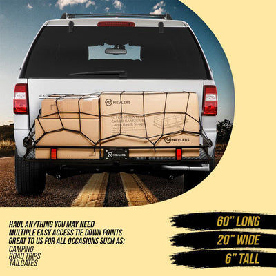 Nevlers Folding Hitch Mount Cargo Carrier w/Bag & Accessories (Open Box) - VMInnovations