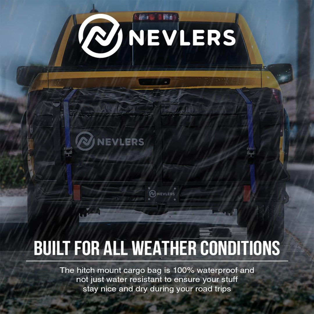 Nevlers Folding Hitch Mount Cargo Carrier w/Bag & Accessories (Open Box)