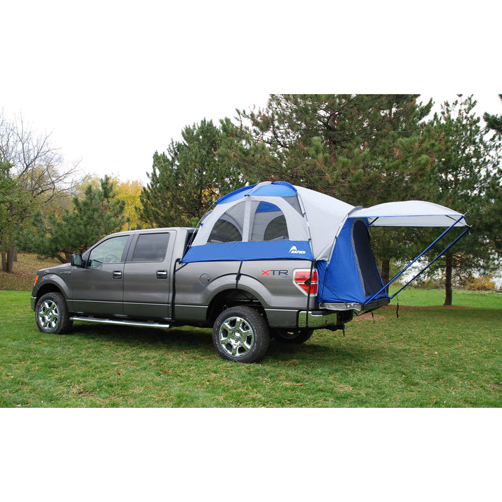 Napier Sportz Compact Truck Bed 2 Person Tent w/ Sun Awning, Blue (Open Box) - VMInnovations