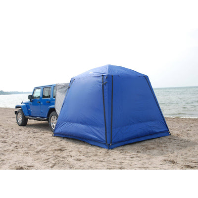 Napier Sportz Universal SUV Cargo 5 Person Ground Camping Tent with Awning, Blue
