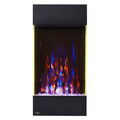 Napoleon Allure Vertical Wall Hanging LED Flame Electric Fireplace, 32 Inch Tall (Refurbished)