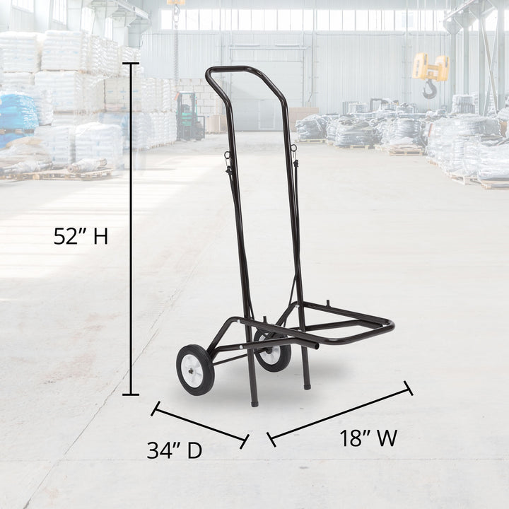 NPS Coated Steel Stackable Chair Dolly For 12 9000 Series Stack Chairs (Used)