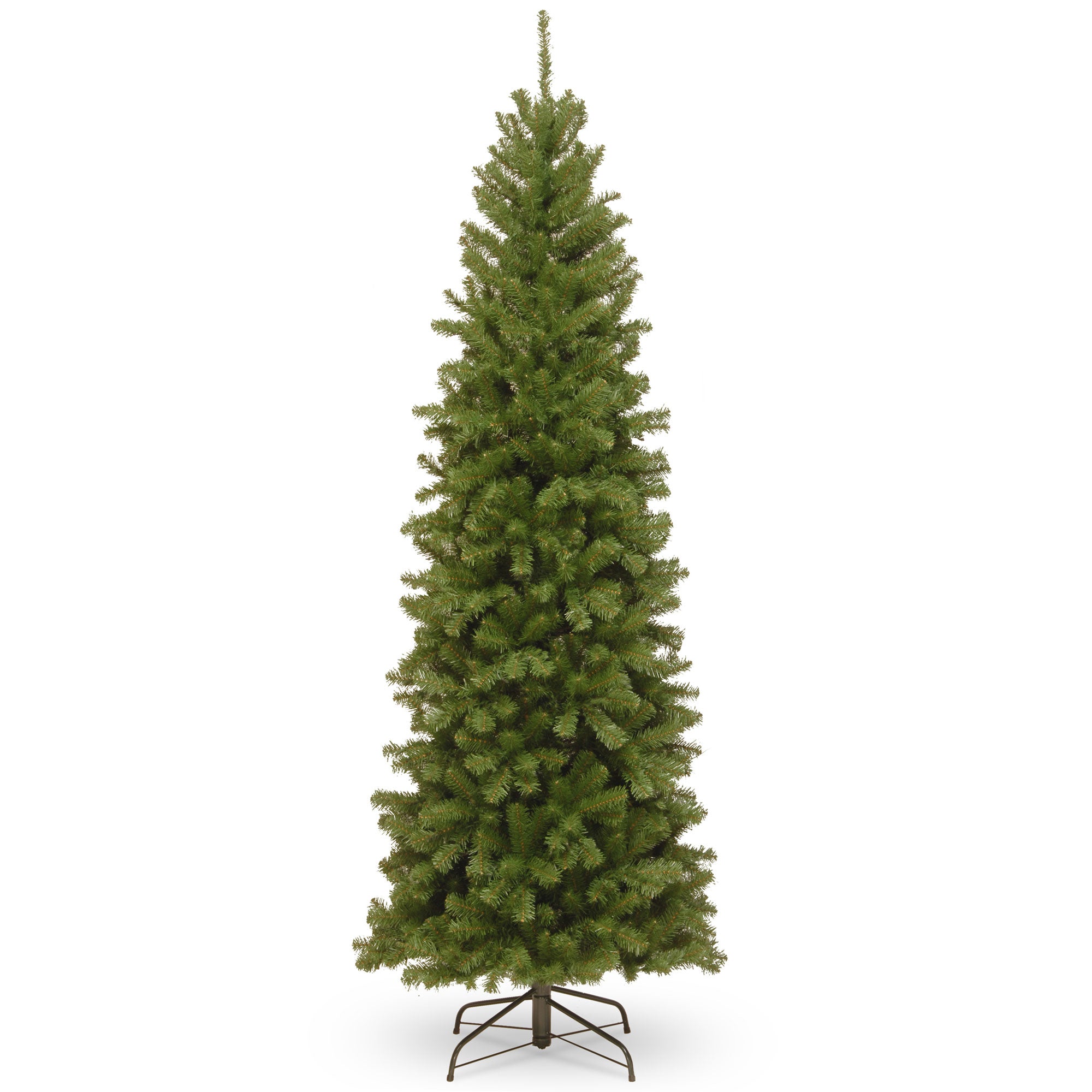 National Tree Company North Valley Spruce 7 Foot Christmas Tree & String Lights