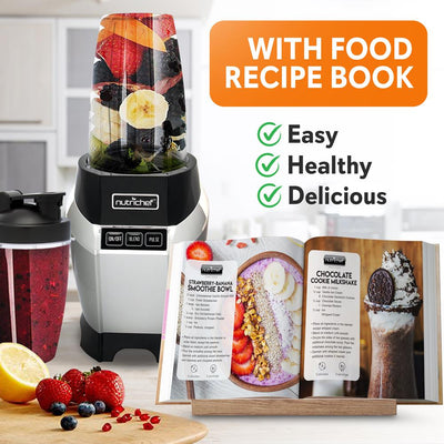 NutriChef Professional Home Kitchen Power Pro Mini Countertop Blender (Open Box) - VMInnovations