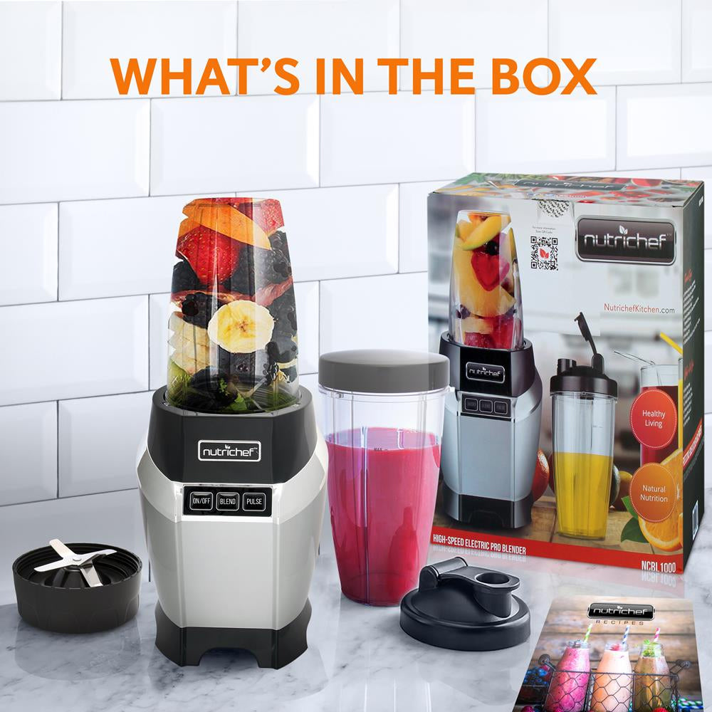 NutriChef Professional Home Kitchen Power Pro Mini Countertop Blender (Open Box) - VMInnovations