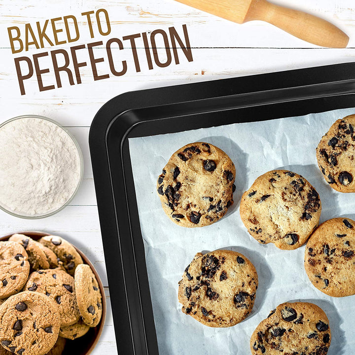 Deluxe Nonstick Carbon Steel Stackable 10 Piece Kitchen Bakeware Set (Used) - VMInnovations