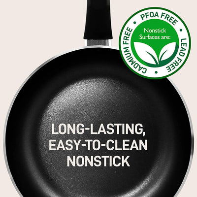 NutriChef Nonstick Cooking Kitchen Cookware Pots and Pan, 52 Piece Set, Black - VMInnovations