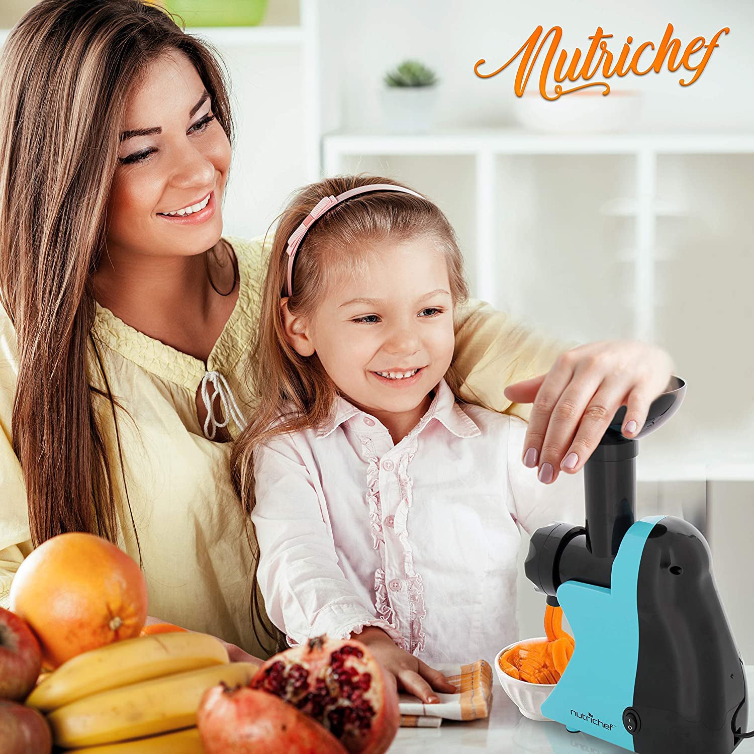NutriChef Electric Soft Serve and Sorbet Machine Frozen Dessert Maker (Used) - VMInnovations