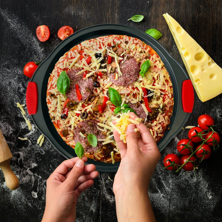 NutriChef Deluxe Oven Non Stick Gray Carbon Steel 8 Piece Bakeware Set (2 Pack) - VMInnovations