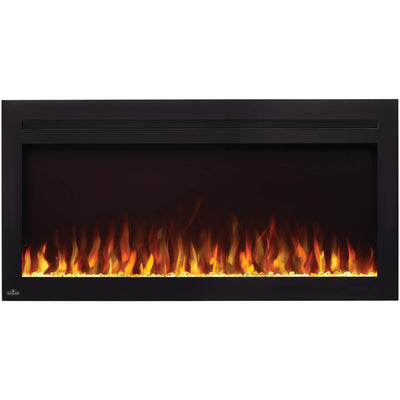 Napoleon NEFL42HI Purview 42 Inch Linear Electric Wall Mount Fireplace w/ Remote