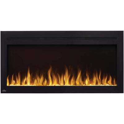 Napoleon NEFL42HI Purview 42 Inch Linear Electric Wall Mount Fireplace w/ Remote
