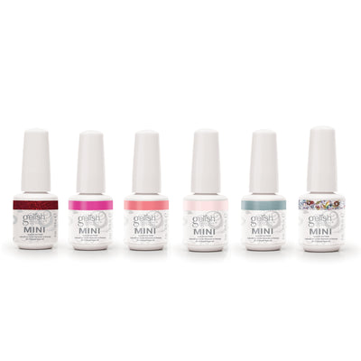 Gelish Mini Royal Temptations 9 mL Bottle Soak Off Gel Nail Polish Set (6 Pack) - VMInnovations
