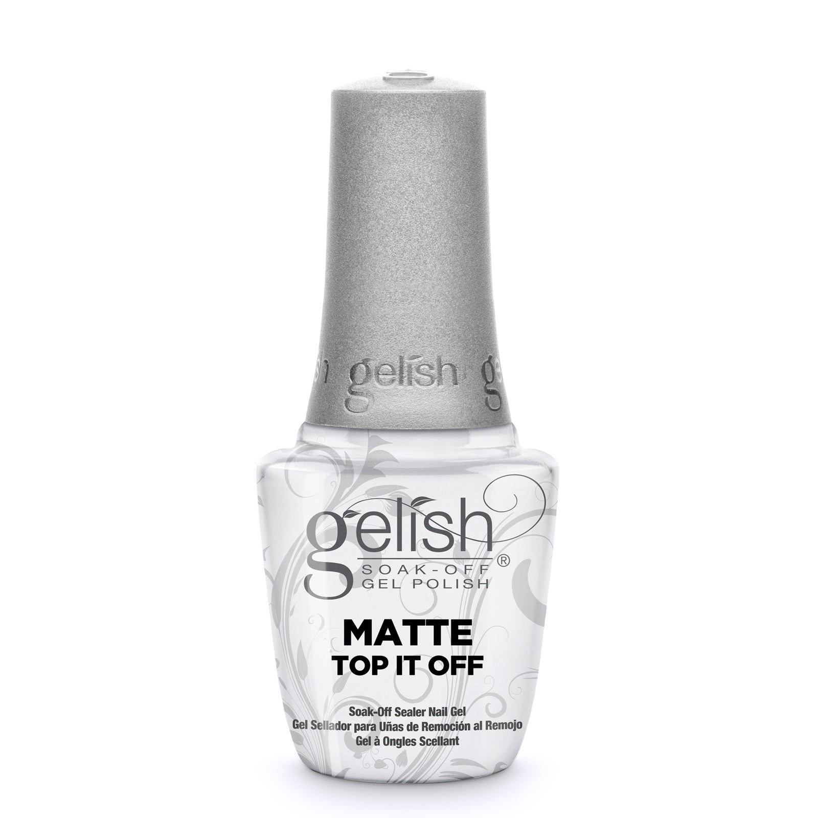 Gelish Matte & Gloss Duo Top It Off Soak Off Gel Nail Polish Sealer Clear Coat - VMInnovations