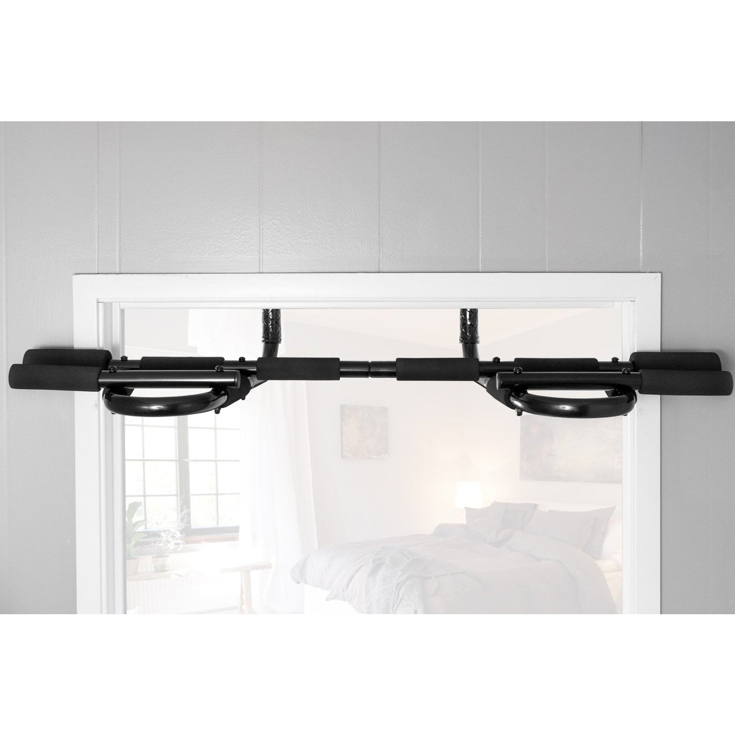 Prosource Fit Exercise Workout Door Frame Multi Grip Pull Up Bar (Open Box) - VMInnovations
