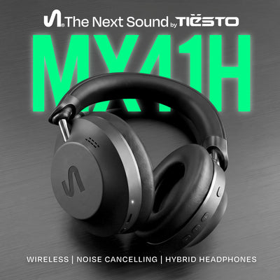 The Next Sound by Tiesto Over-Ear Wireless Noise Cancelling Headphones, MX41H