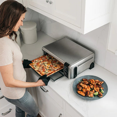 Ninja Foodi 8 in 1 Counter Air Fry Oven, Stainless Steel (Certified Refurbished)