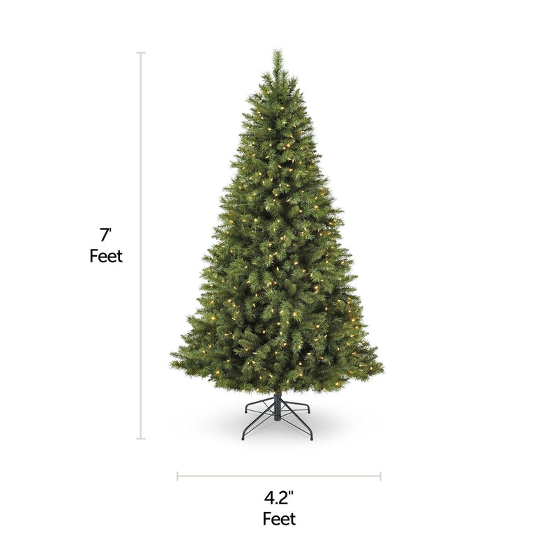 NOMA 7-Ft Henry Fir Color Changing LED Pre-Lit Holiday Christmas Tree (Open Box)