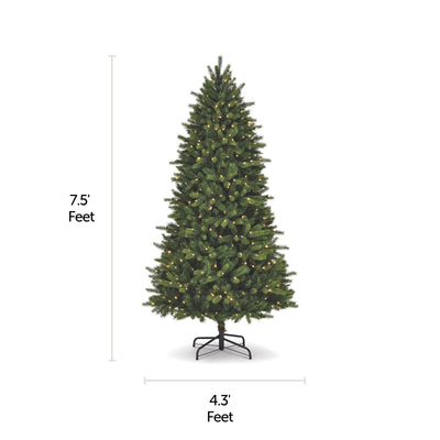 NOMA 7.5 Ft Colorado Pine Artificial Color Changing LED Pre Lit Christmas Tree