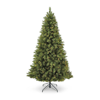 NOMA 7-Ft Henry Fir Color Changing LED Pre-Lit Holiday Christmas Tree(For Parts)