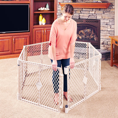 Toddleroo Superyard Indoor Outdoor Plastic Baby Safety Gate & Play Yard (Used)